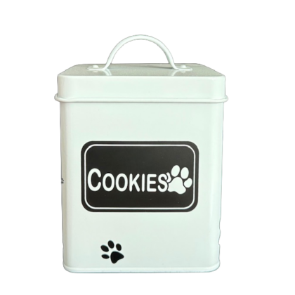 Bewaarblik voor koekjes of snacks in 2 maten (groot)