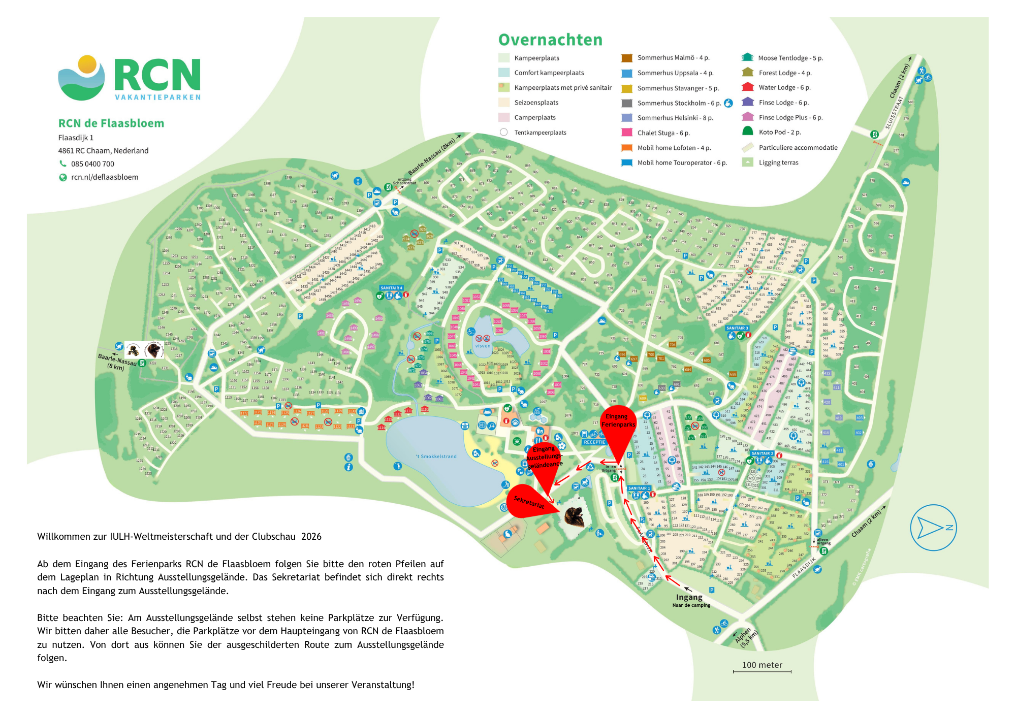 Lageplan Clubschau 2026